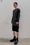 isaac sellam calfskin shorts INTUITIF-JERSEY